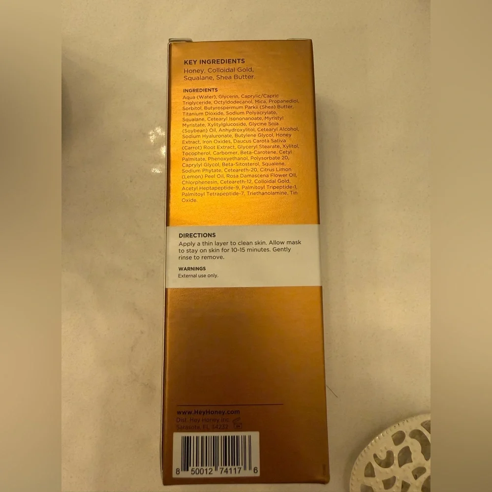 Hey Honey Colloidal‎ Gold & Honey Beauty Mask - New
